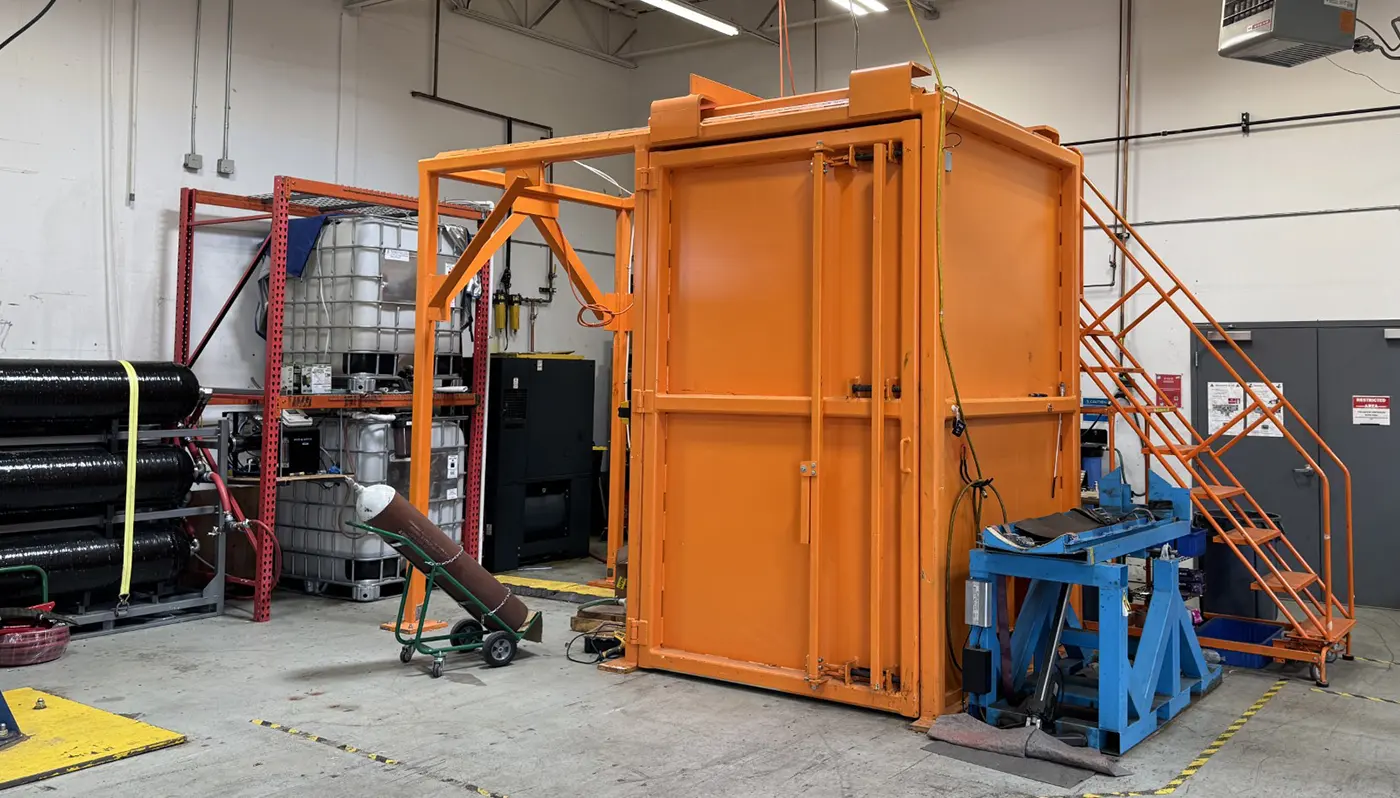 Vessels, tanks, and cylinders retesting area