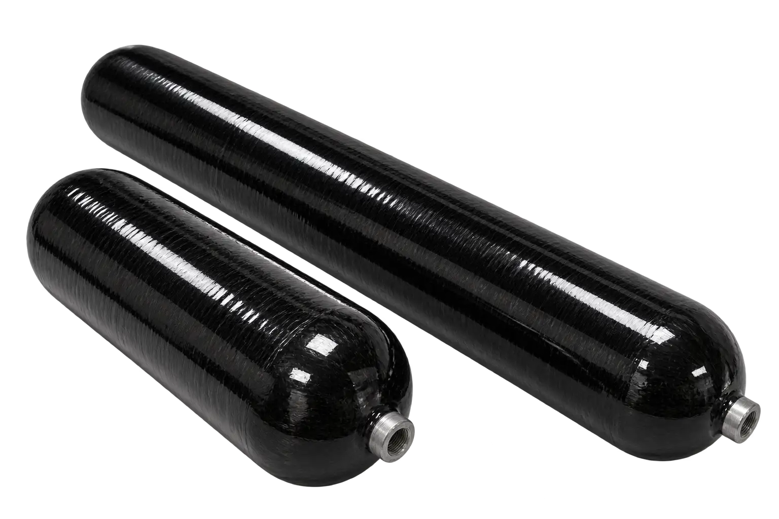 Trek compact Type III gas bottle family in two long-and-narrow sizes