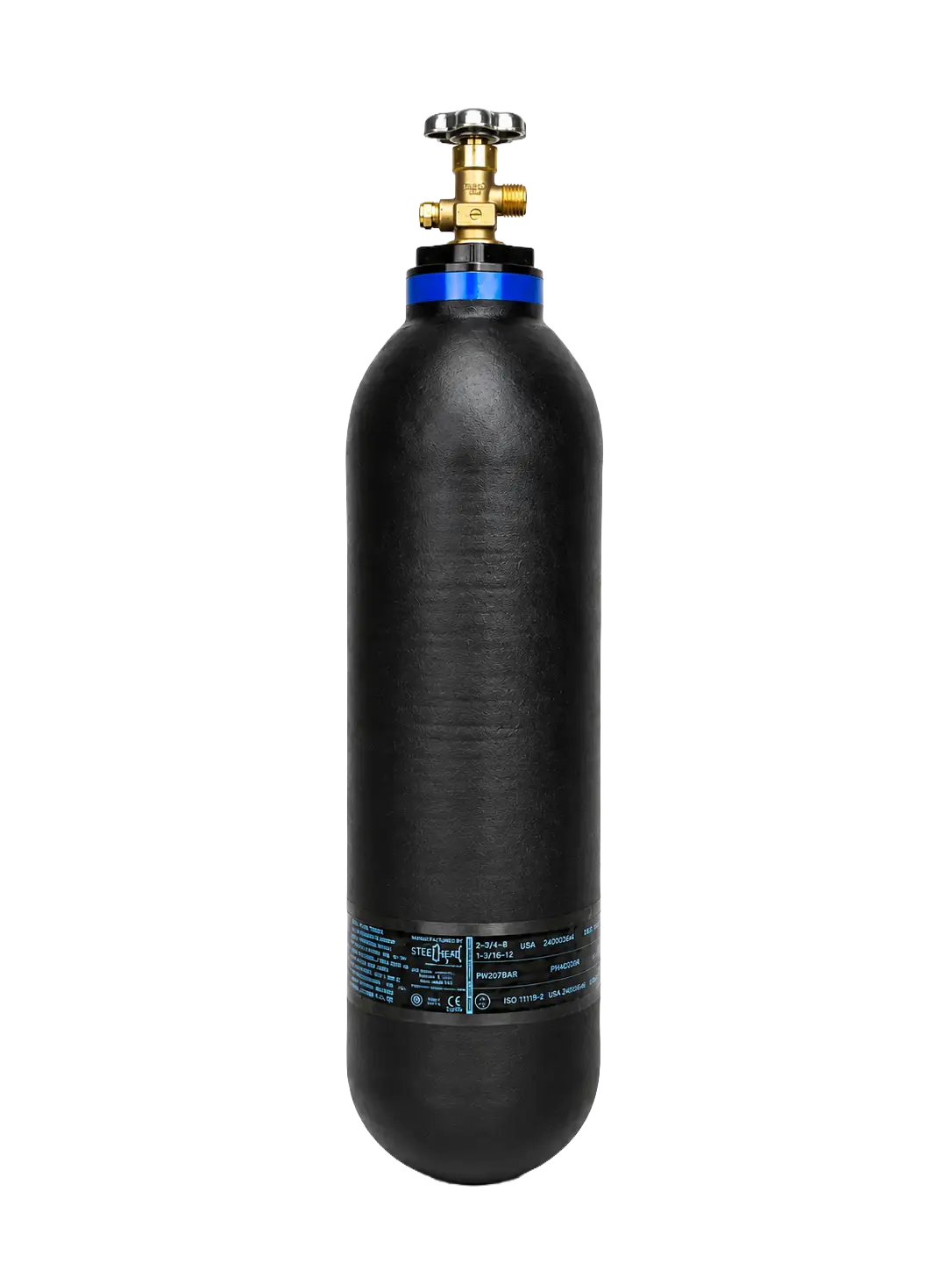 Moon 3000 PSI compact Steelhead composite gas bottle