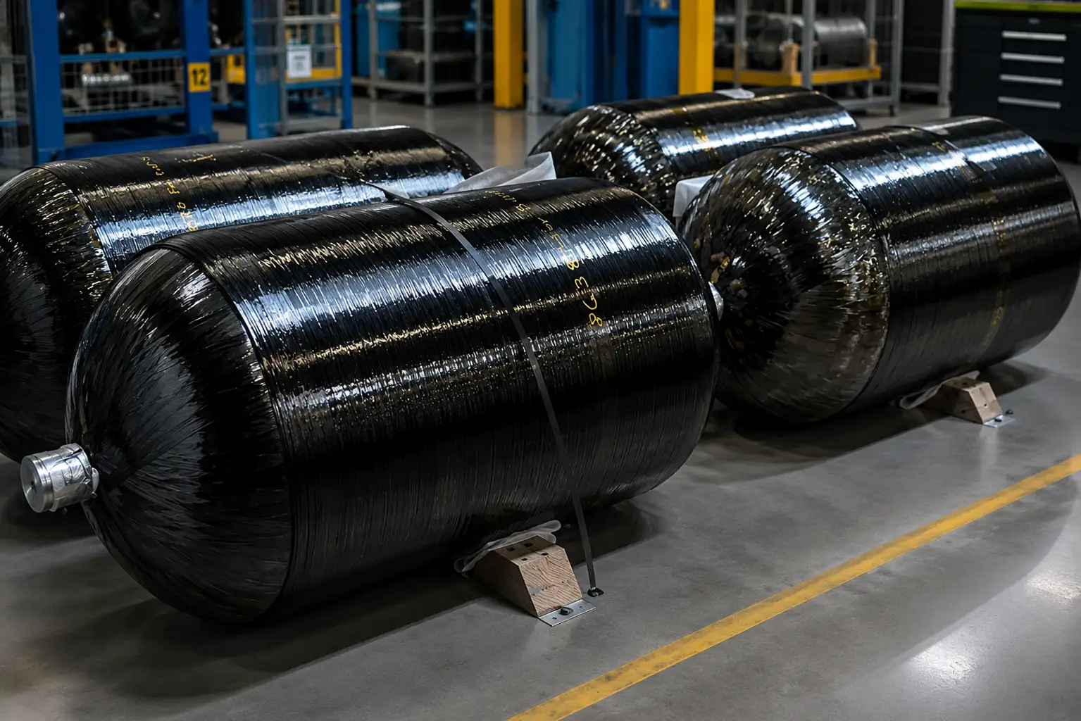 Steelhead Reliance composite pressure vessels in an industrial production environment