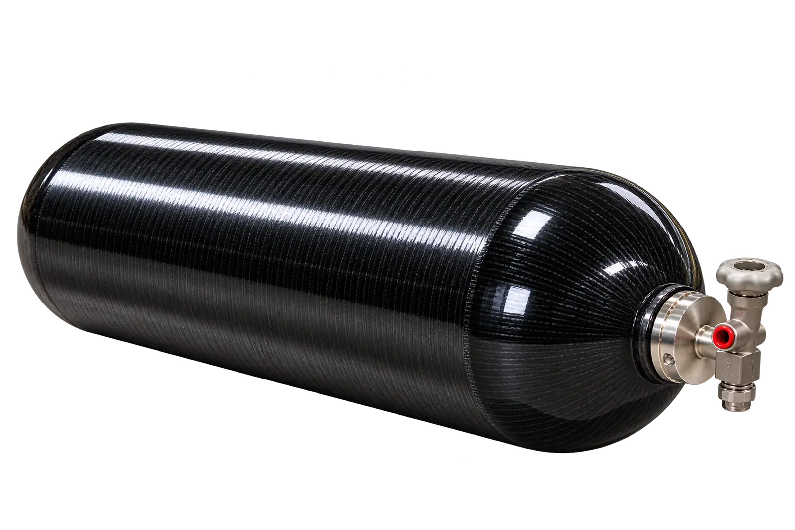 Reliance Pathfinder large Type III composite pressure vessel and gas transport configuration