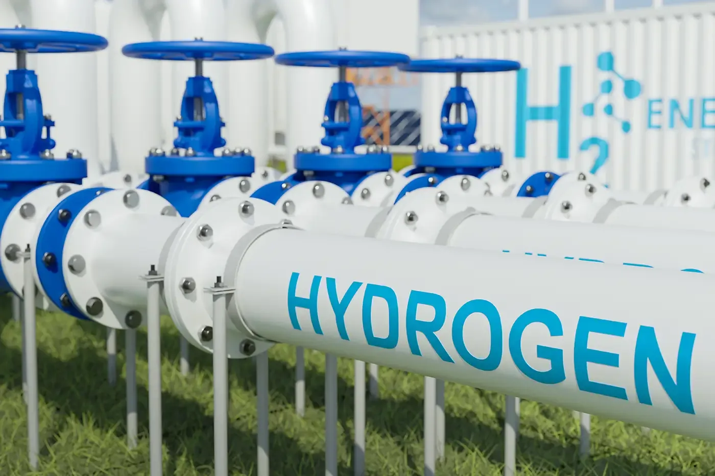 Photo of a hydrogen pipeline